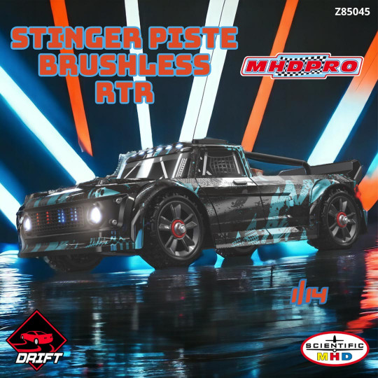 Ferngesteuertes Elektroauto STINGER PISTE BRUSHLESS RTR 1/14 Ferngesteuertes Elektroauto...