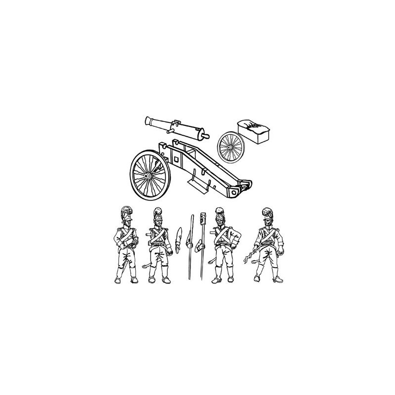 Wattumberg 1/72 Artilleriefigur | Scientific-MHD