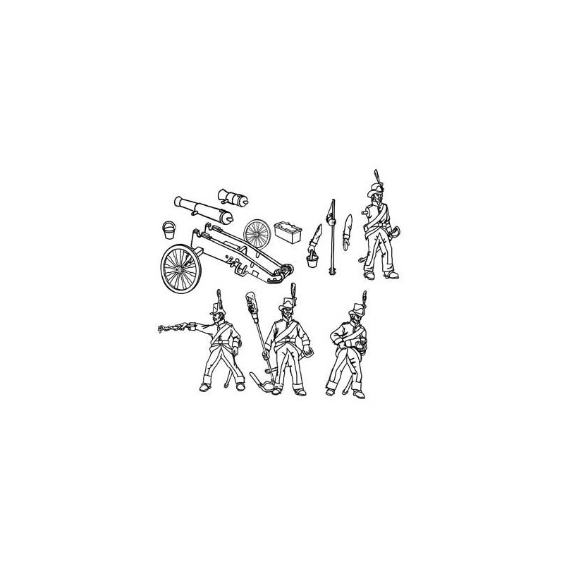 Suedoise 1/72 Artillerie -Figurine | Scientific-MHD