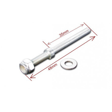 Zubehör für Funkgeräte -Flugzeug 4 -mm -Radachsen für Aluminiumzug (2 Stcs) | Scientific-MHD