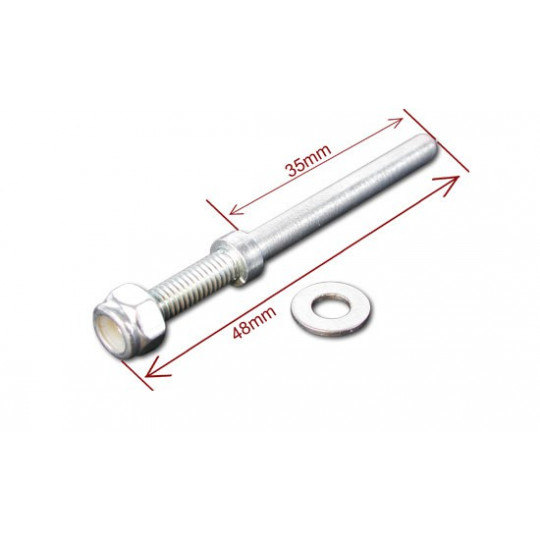 Zubehör für Funkgeräte -Flugzeug 4 -mm -Radachsen für Aluminiumzug (2 Stcs) | Scientific-MHD