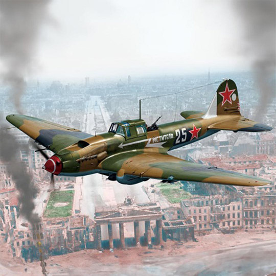 Plastikmodellflugzeug IL-2m3 "Berlin 1945" 1:48 Plastikmodellflugzeug...