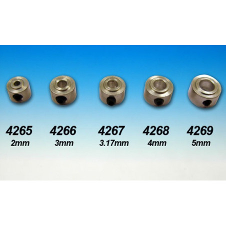 Eingebetteter Zubehör Aluminiumstopp Ring 2 mm (10pcs) | Scientific-MHD