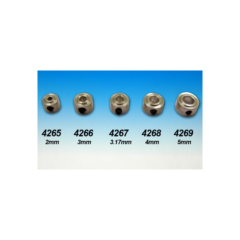 Eingebetteter Zubehör Aluminiumstopp Ring 4 mm (10pcs) | Scientific-MHD