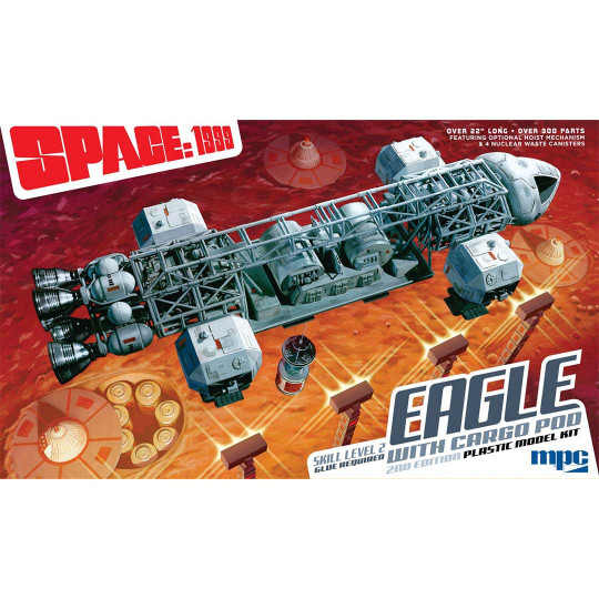 Science-Fiction-Modell aus Kunststoff Cosmos 1999 Eagle with cargo pod 1:48 Science-Fiction-Modell aus...