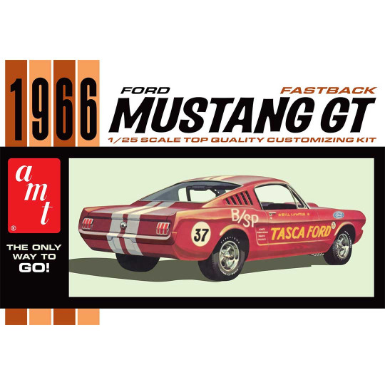 Plastikmodell-Auto 1966 Ford Mustang Fastback 1:25 Plastikmodell-Auto 1966...