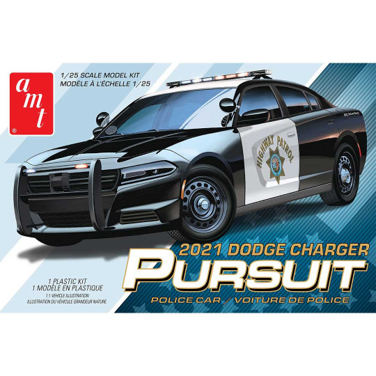 Plastikmodell-Auto 2021 Dodge Charger Pursuit 1:25 Plastikmodell-Auto 2021...