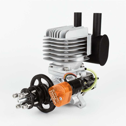 Thermischer Benzinmotor für Flugzeuge EPHIL 60cc PRO Einzylinder Hinterausgang und Anlasser Thermischer Benzinmotor für...