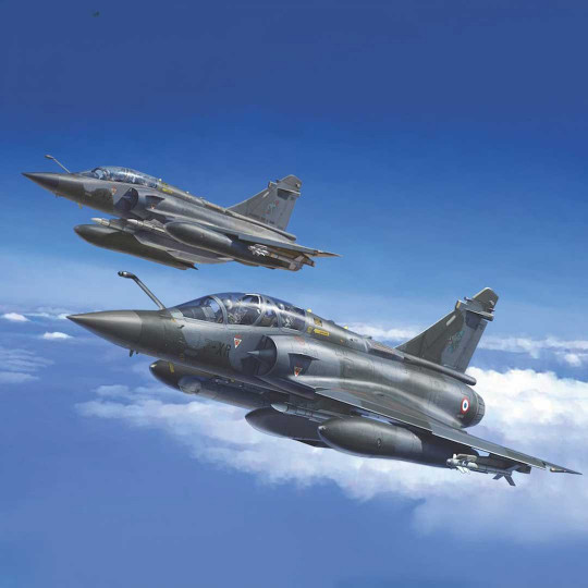 Modell des Mirage 2000N...