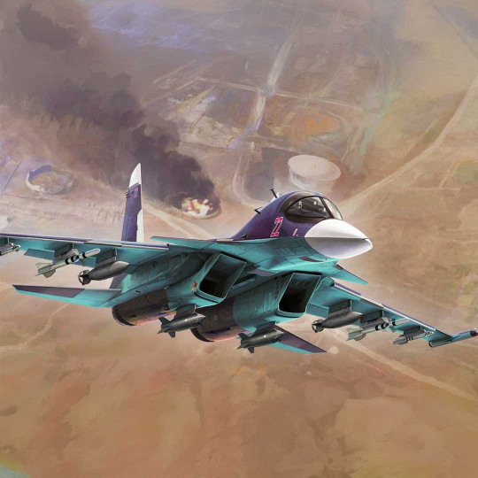 Plastikmodellflugzeug Sukhoi Su-34 "Fullback" 1:48 Plastikmodellflugzeug...