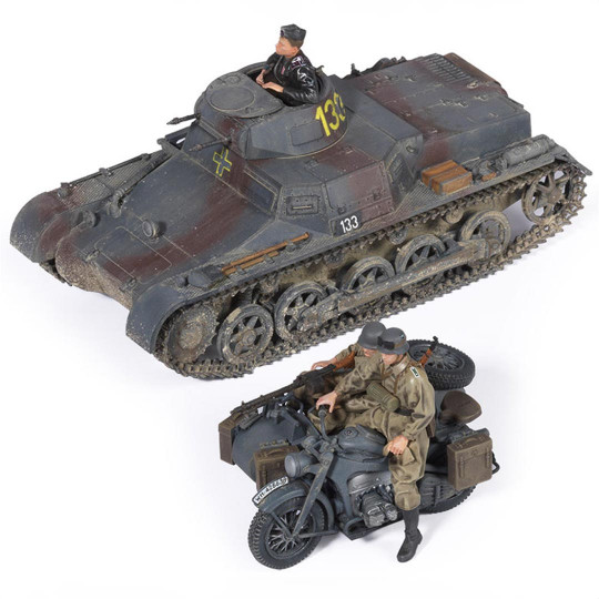 Plastikmodell eines Panzers...