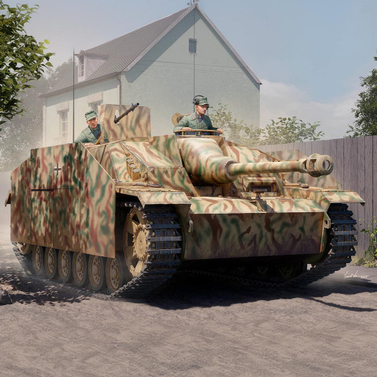 Plastikmodell eines Panzers...