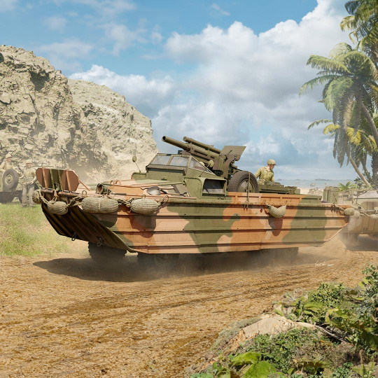 Modell eines GMC DUKW-353...