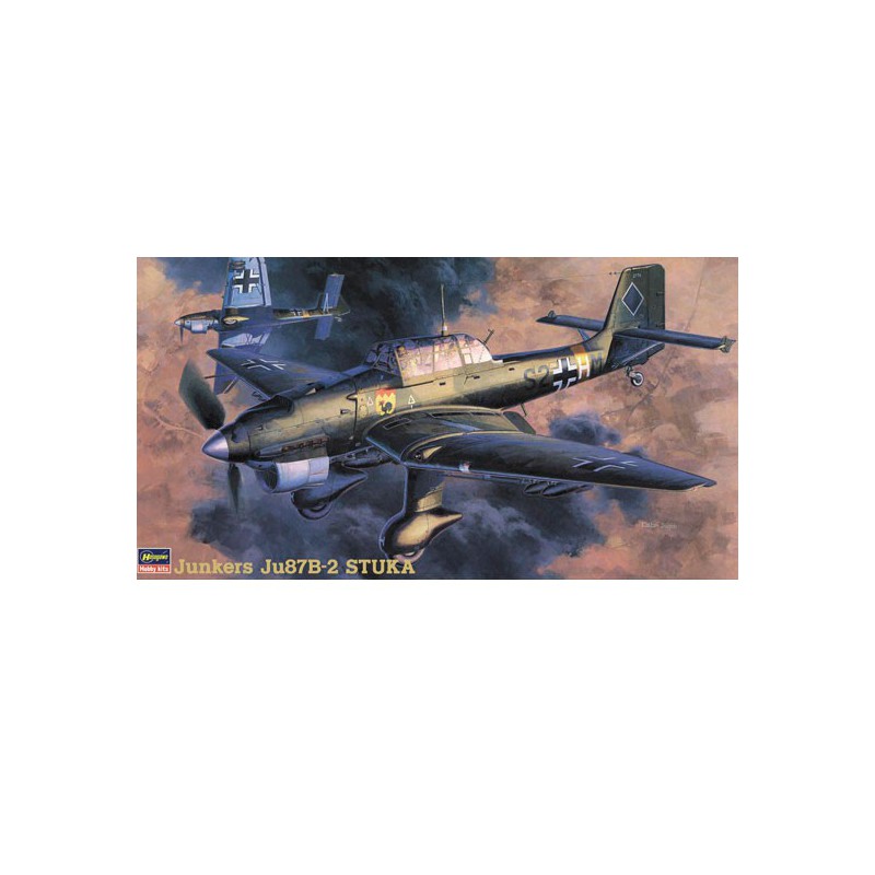 Junkers Ju87b-2 Stuka 1/48 Plastikflugzeugmodell | Scientific-MHD
