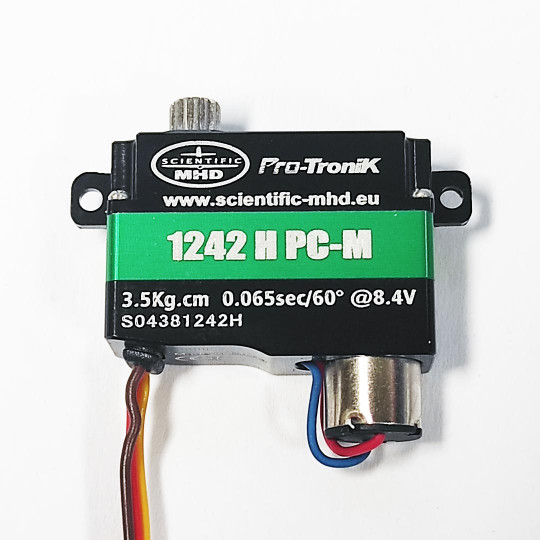 Servo für Fernsteuerungen Sub Micro Servo Digital 1242 H PC-M Protronik Servo für Fernsteuerungen...