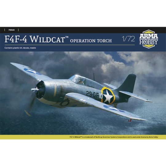 Modell des Flugzeugs F4F-4...