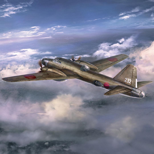 Plastikmodell eines Flugzeugs Mitsubishi Ki67 TYPE 4 HEAVY BOMBER HIRYU (PEGGY) 1:72 Plastikmodell eines...