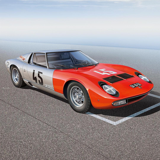 Plastikmodell des Autos...