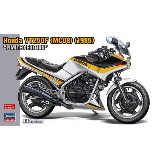 Plastikmodell eines Motorrads Honda VT250F (MC08) (1985) „LIMITED EDITION“ 1:12 Plastikmodell eines...