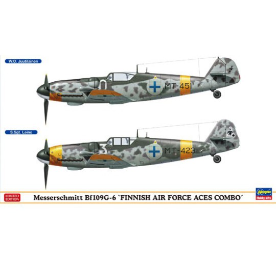 BF109G-6 Plastikflugzeugmodell „Finnische Luftwaffen-Aces-Kombination“ BF109G-6 Plastikflugzeugmodell „Finnische Luftwaffen-Aces-Kombination“ | Scientific-MHD