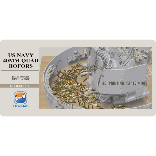 Figurine US NAVY 40MM QUAD BOFORS Granatenhülsen 1:35 Figurine US NAVY 40MM QUAD...
