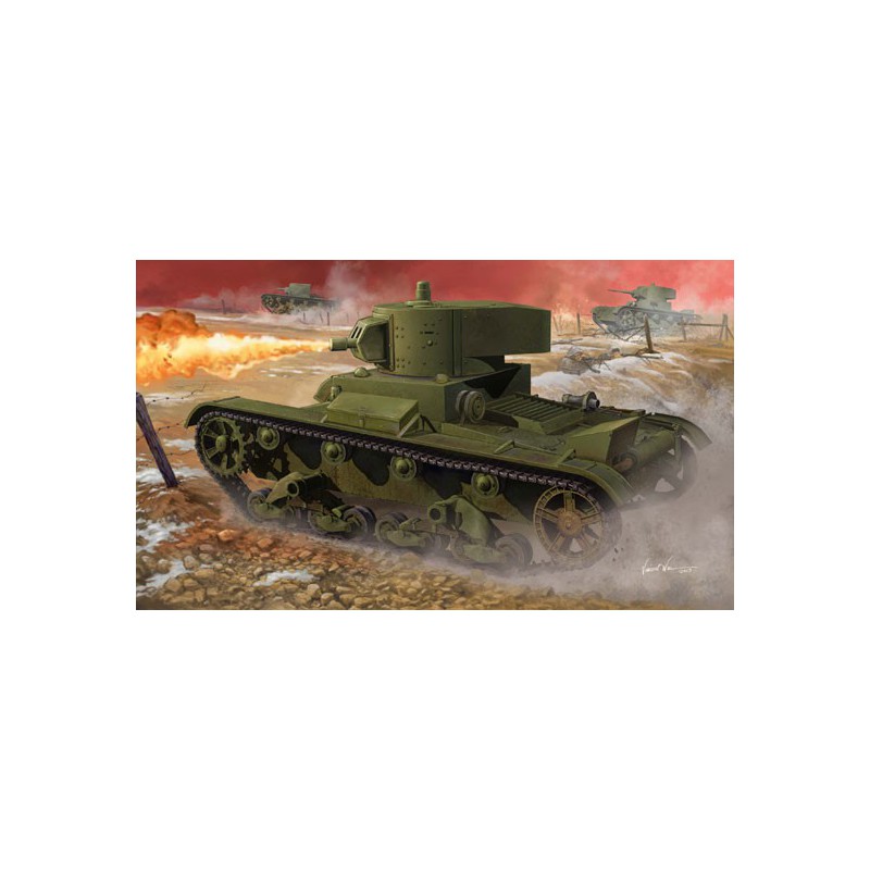 Sowjetisches Plastik-Charquet OT-130 Tank 1/35 | Scientific-MHD