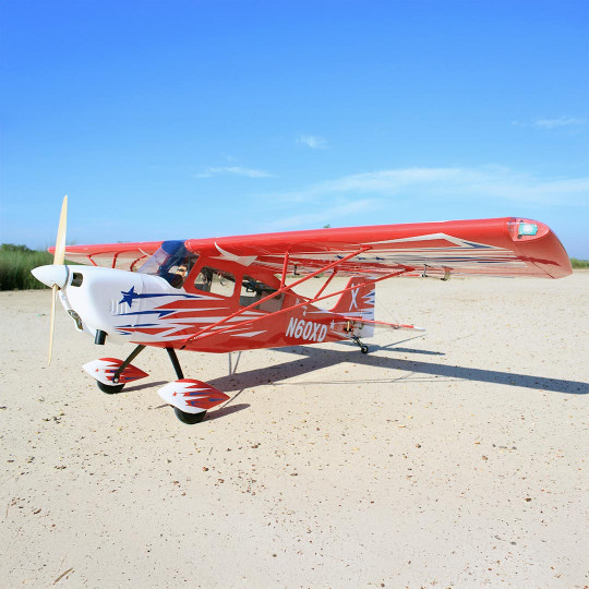 Ferngesteuertes Thermikflugzeug Champion Xtreme Decathlon 122“ V2 ARF 60-85cc Rot Ferngesteuertes...