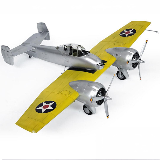 Plastikmodell eines USN-Flugzeugs XF5F-1 Skyrocket 1:48 Plastikmodell eines...