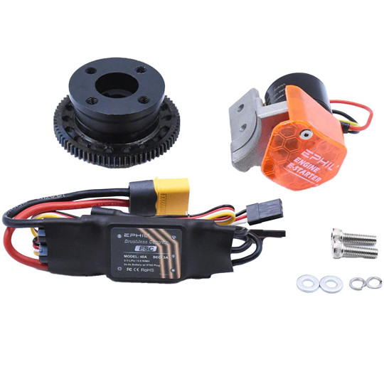 Ersatzteil für Verbrennungsmotor Kit Option Elektrostarter für Ephil 40ccm Motor Ersatzteil für...