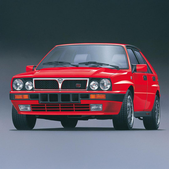 Modell des Lancia Delta HF...