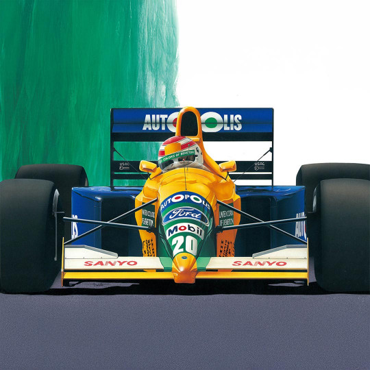 Modell des Benetton B190B...