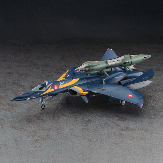 Plastikmodell der TV-Serie Macross Plus YF-21 mit Fast Pack & Fold Booster 1:72 Plastikmodell der TV-Serie...