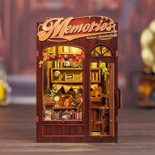 Puzzle 3D Buchstütze Memories Music Bookshop Puzzle 3D Buchstütze...