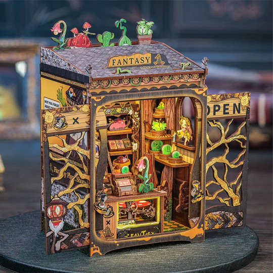 Puzzle 3D Buchstütze Fantasy Plant Shop Puzzle 3D Buchstütze...