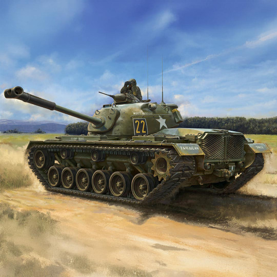 Plastikmodell des Panzers...