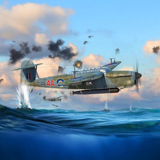 Modell des Flugzeugs Fairey...