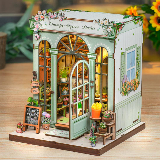 Puzzle 3D Buchstütze CHAMPS ELYSEE FLORIST Puzzle 3D Buchstütze CHAMPS...