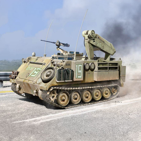 Plastikmodell eines Panzerwagens M113 Fitter ARV 1:35 Plastikmodell eines...