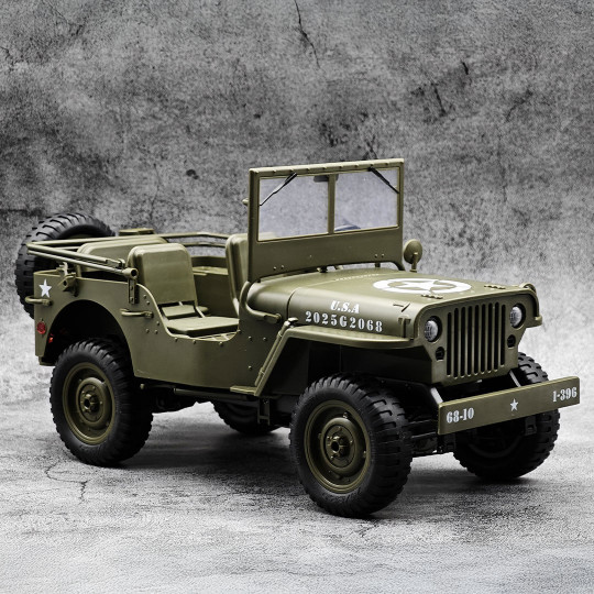Funkgesteuertes Elektroauto Jeep Willys RC 1:10 RTR mit Beleuchtung Funkgesteuertes Elektroauto...