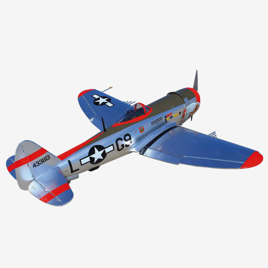 Ferngesteuertes Wärmebildflugzeug P-47D Thunderbolt Chief Ski-U-Mah II 35cc ARF Ferngesteuertes...