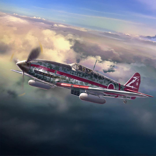 Plastikmodell des Flugzeugs Kawasaki Ki-61 Type 3 Fighter Hien I-type D "244th Air Squadron Imperial Capital Defense" 1:48 Plastikmodell des Flugzeugs...