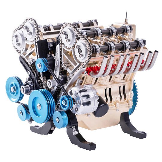 Modell Metall V8 Motor Teching