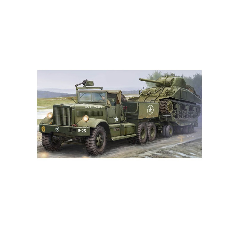 Kunststoff -LKW -Modell M19 Tank Transporter Soft Top 1/35 | Scientific-MHD