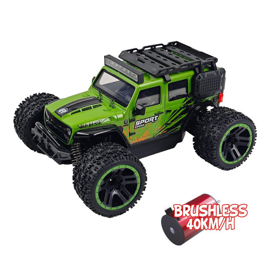 Ferngesteuertes Elektroauto Micro MHD Extreme Speed Sport grün 1:20 BRUSHLESS RTR Ferngesteuertes Elektroauto...