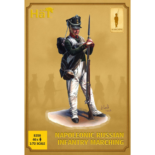 Figur NAPOLEONIC RUSSIAN INFANTRY MARCHING 1/72 Figur NAPOLEONIC RUSSIAN...