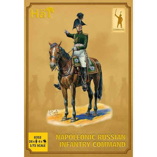 Figur NAPOLEONIC RUSSIAN INFANTRY COMMAND 1/72 Figur NAPOLEONIC RUSSIAN...
