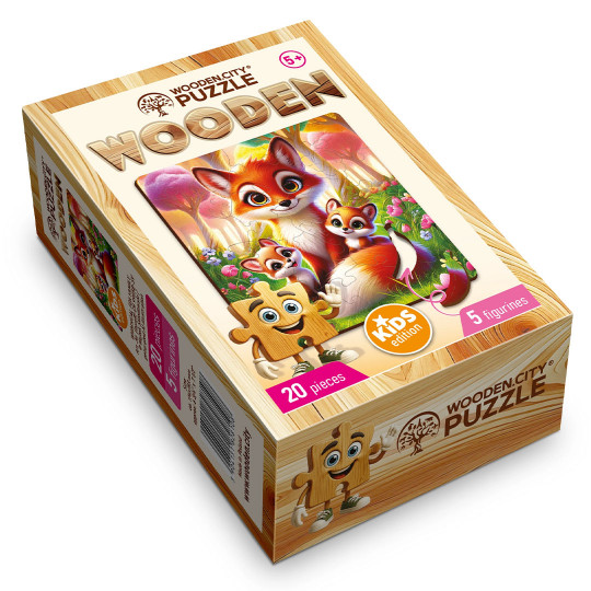 Fuchsfamilieg Kinderpuzzle...