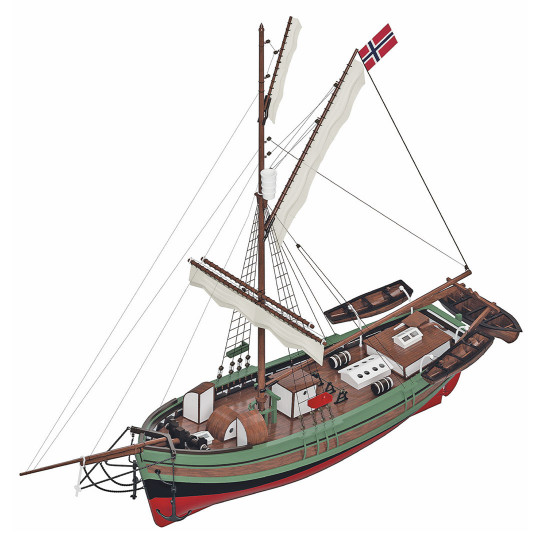 Statisches Schiff GJOA Segelschiff 1/50 Statisches Schiff GJOA...