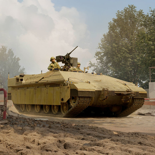 Plastikmodell des Panzers...