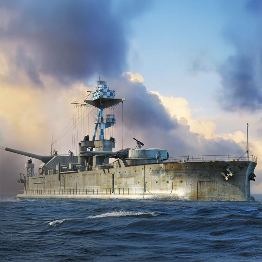 Bootsmodell in HMS Lord...